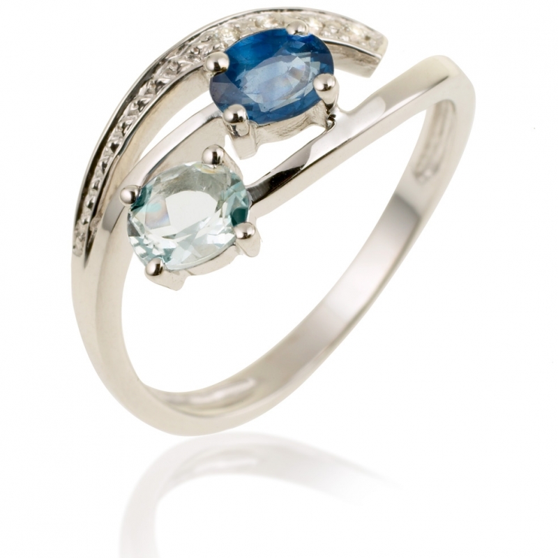 bague aigue marine