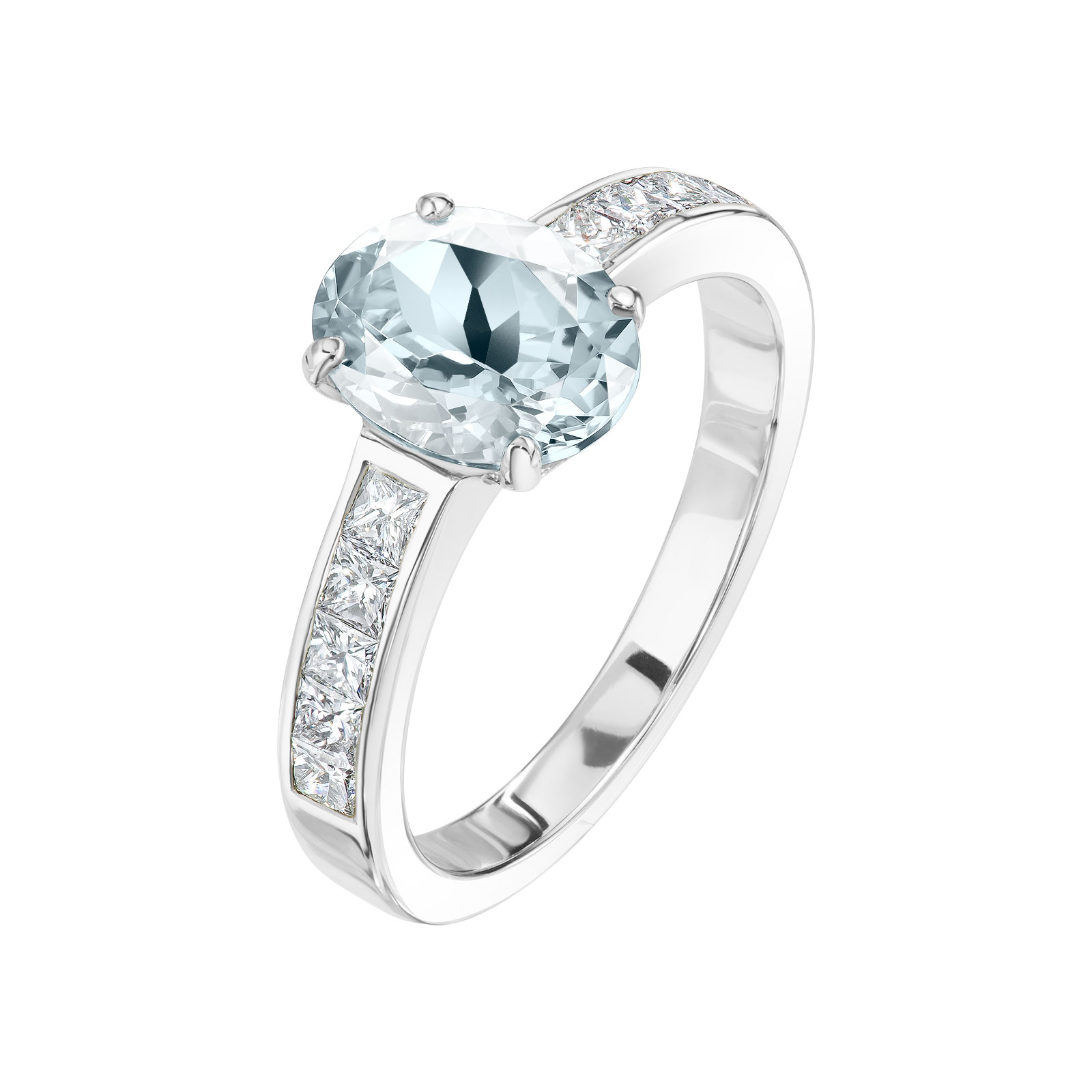 bague aigue marine