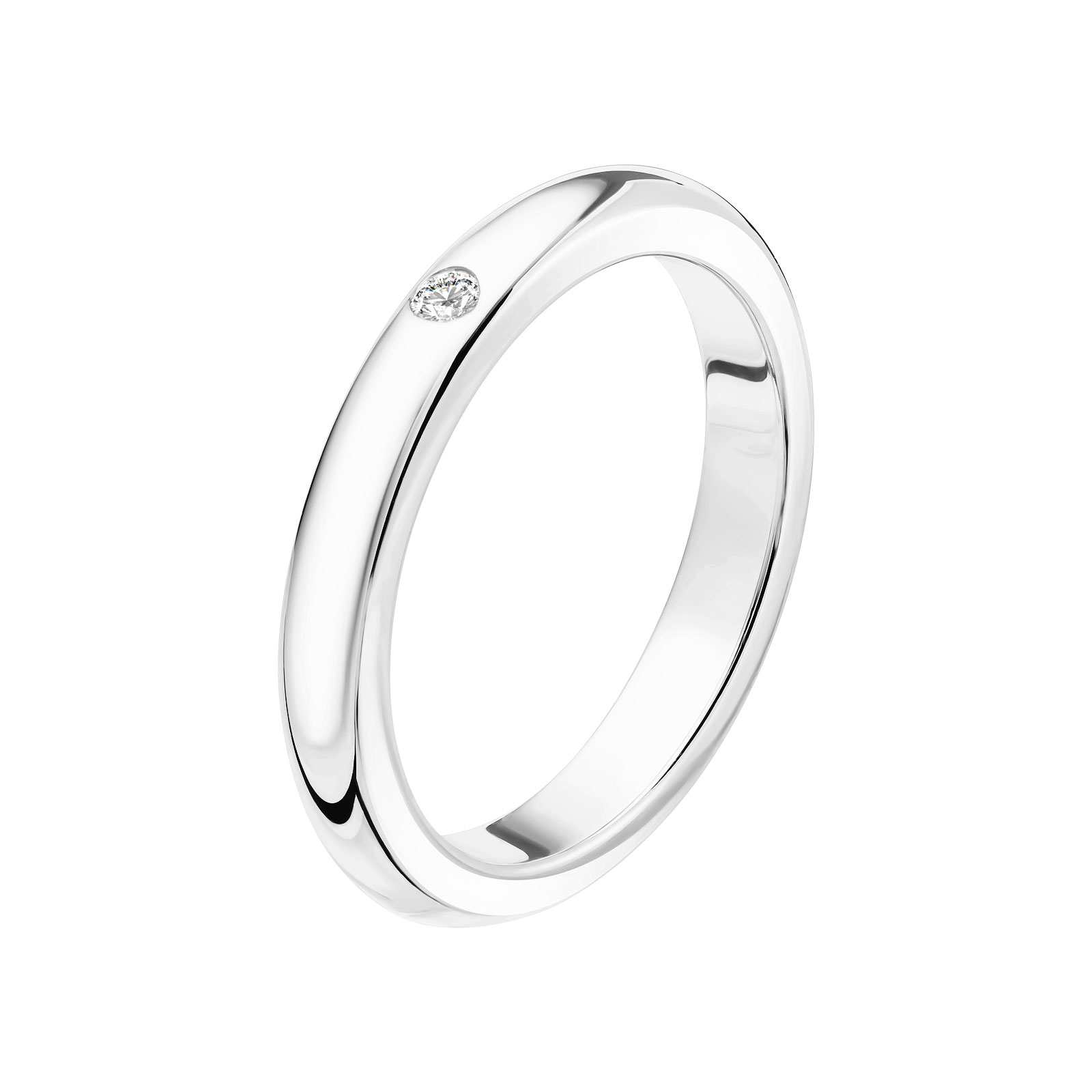 bague femme or blanc