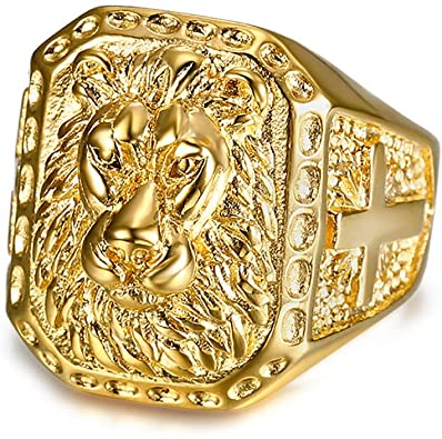 bague homme or