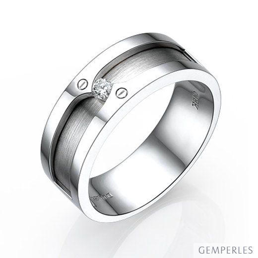 bague homme or