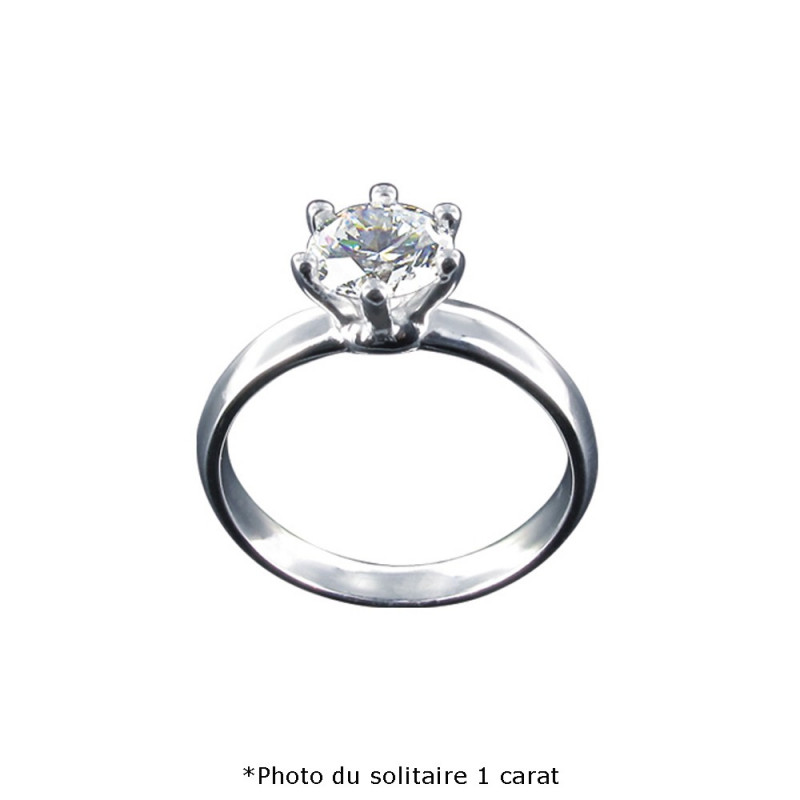 bague solitaire diamant