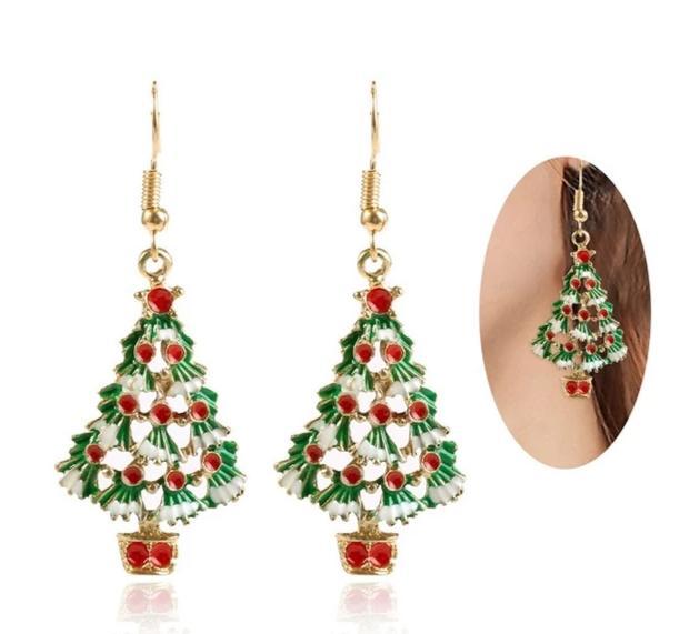 boucle d oreille noel