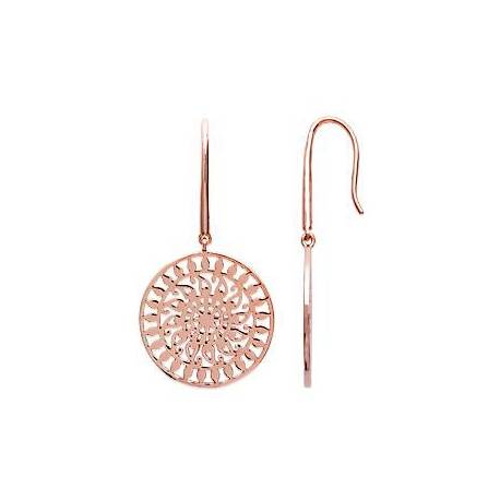 boucle d oreille or rose