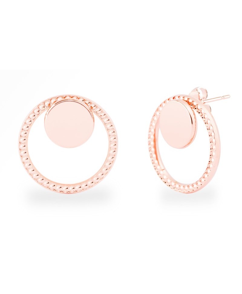 boucle d oreille or rose