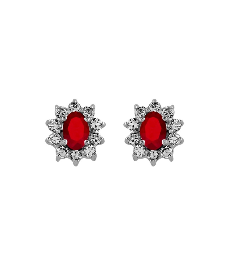 boucle d oreille rouge