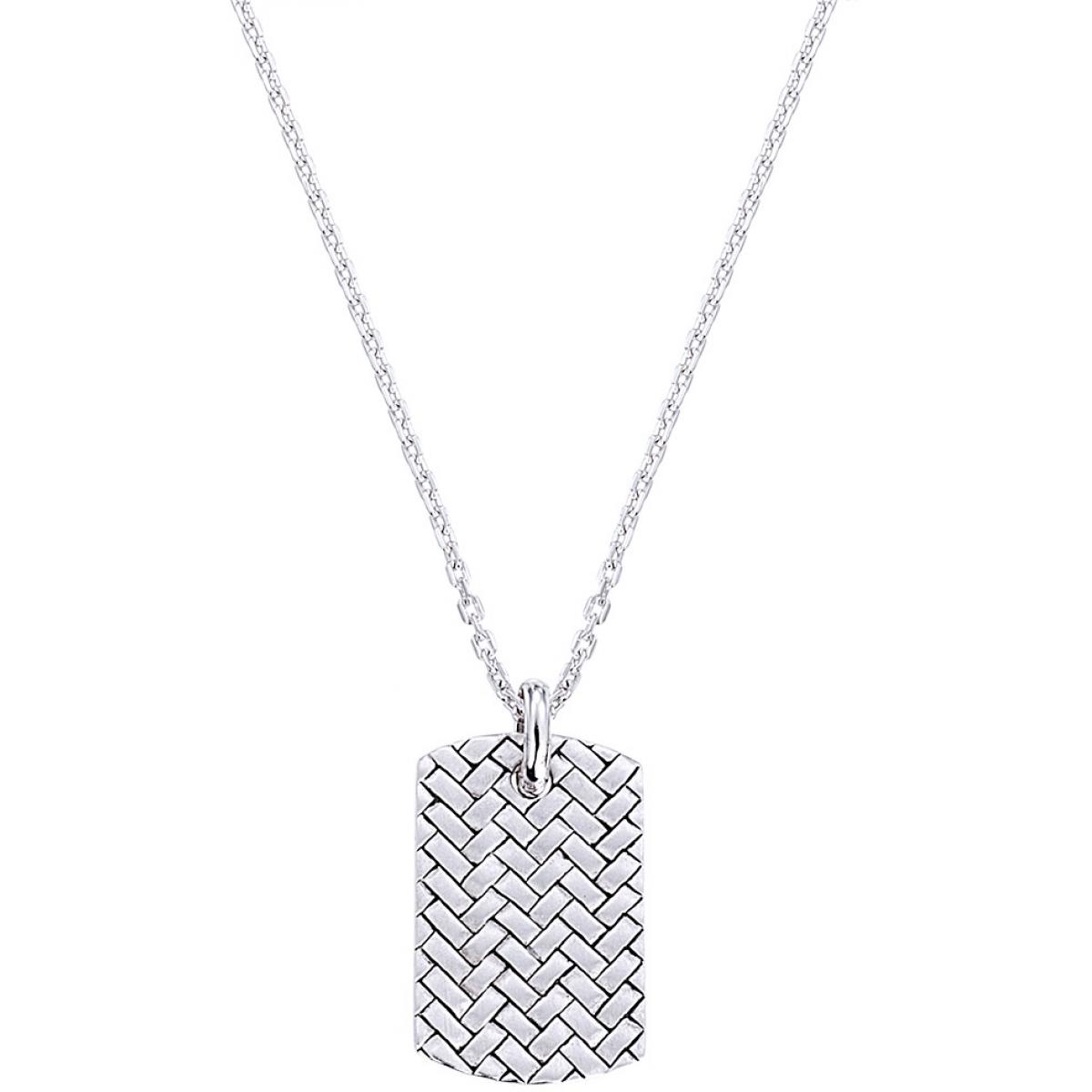 collier homme argent